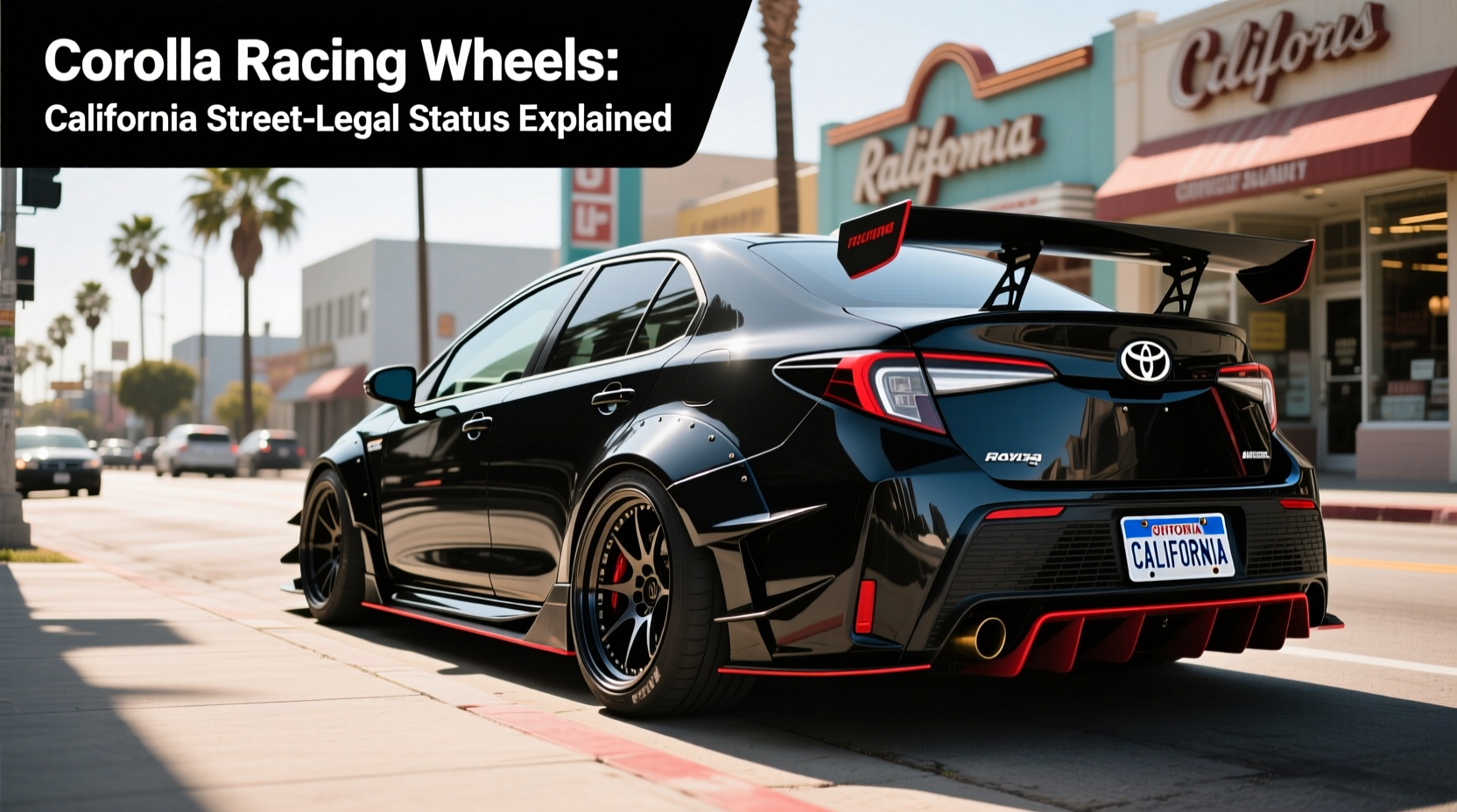 corolla racing wheel california legality