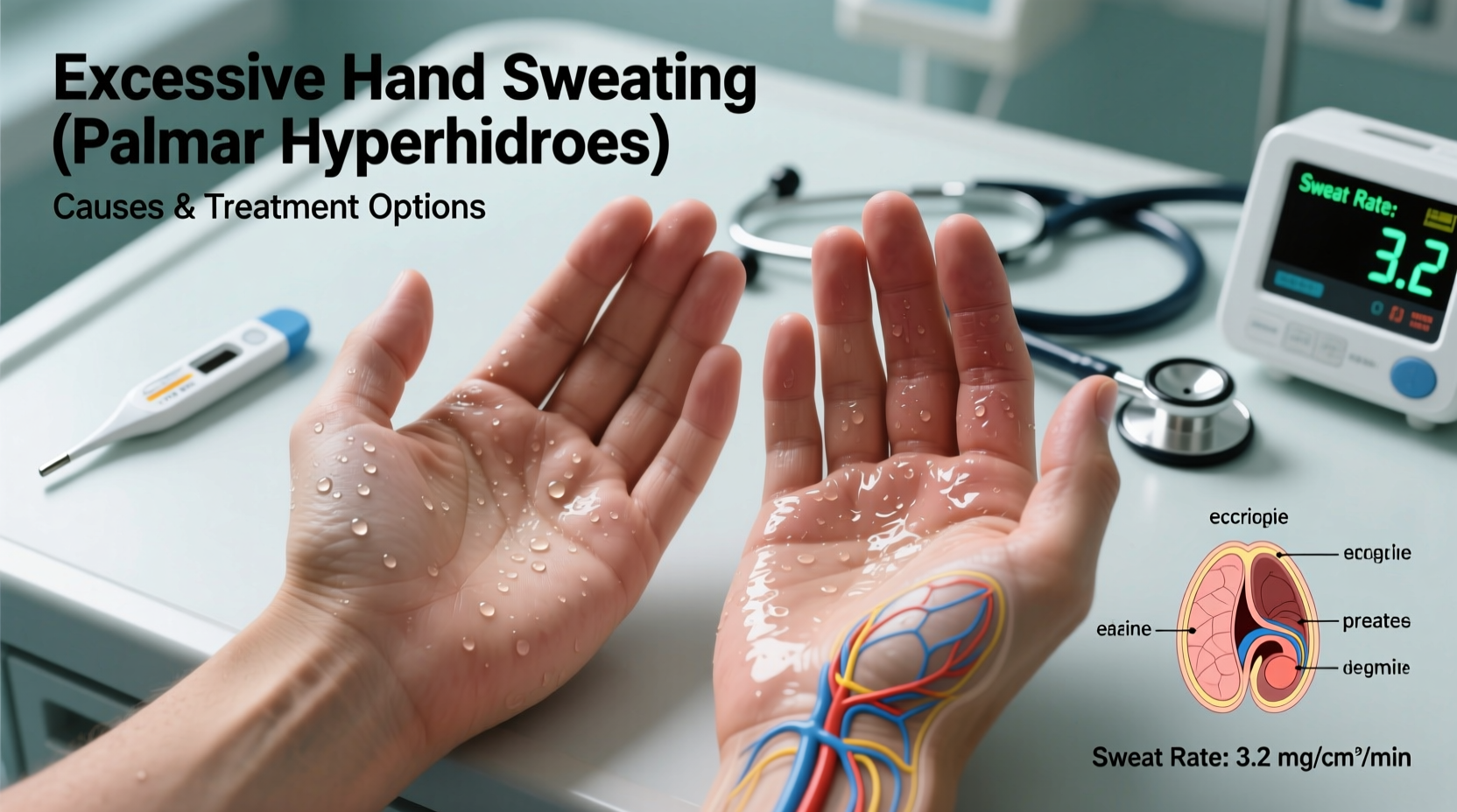 why are my hands sweating causes diagnosis and treatment