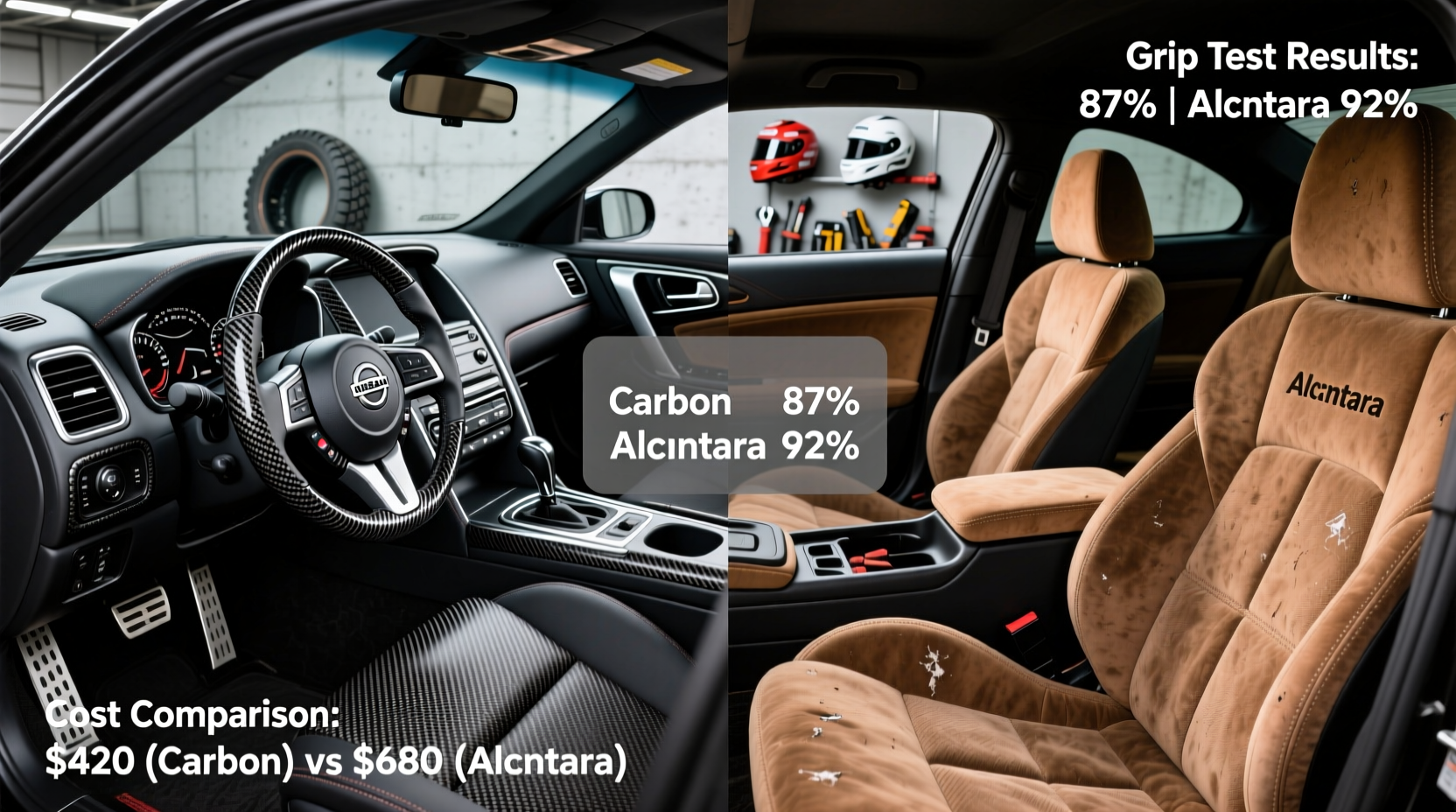 carbon vs alcantara g35 track