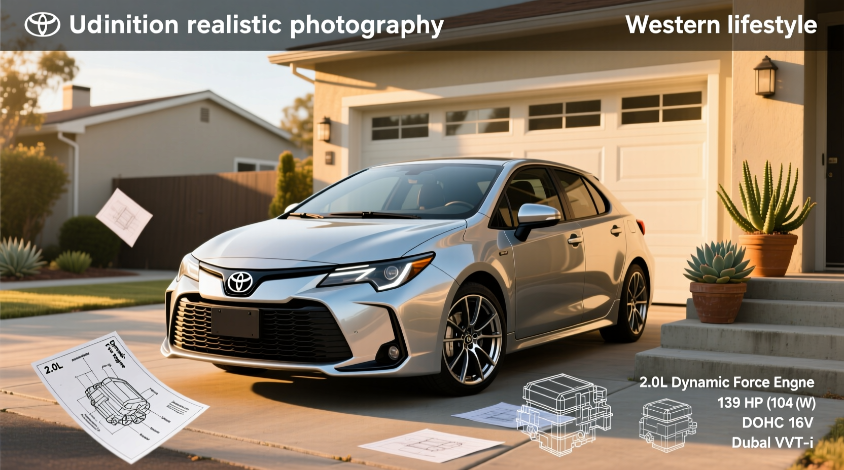 Corolla hatchback horsepower output chart comparing 1.8L and 2.0L engines