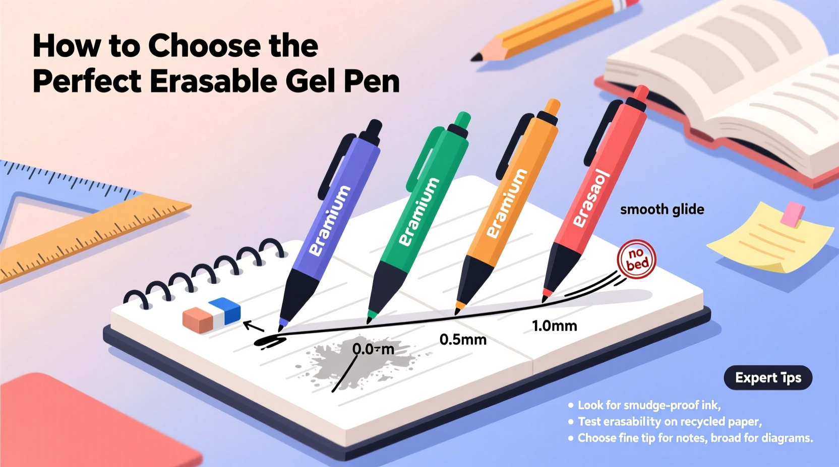 how to choose the perfect erasable gel pen for students key features and expert tips