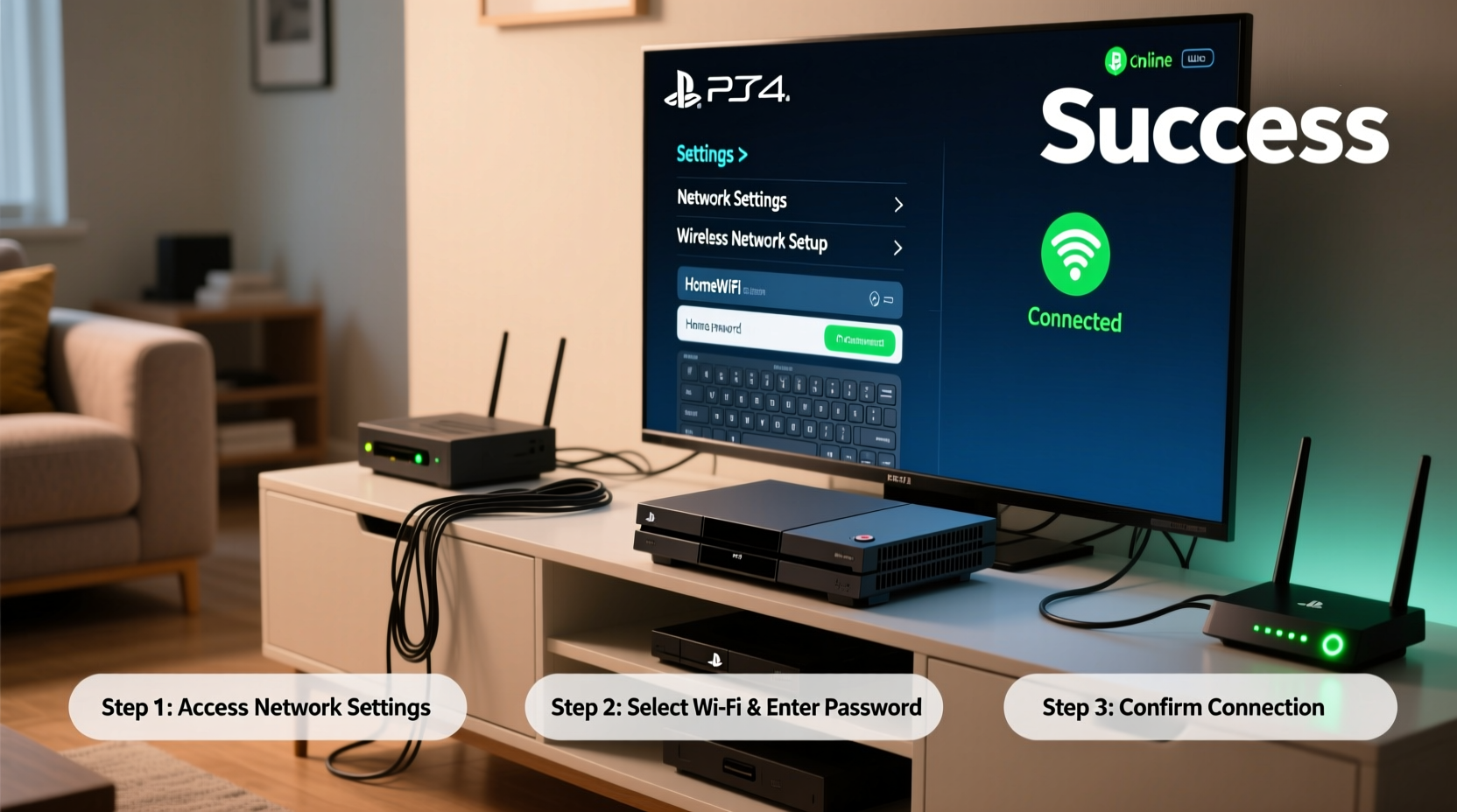 step by step guide to setting up wireless internet on your ps3 for seamless online gaming