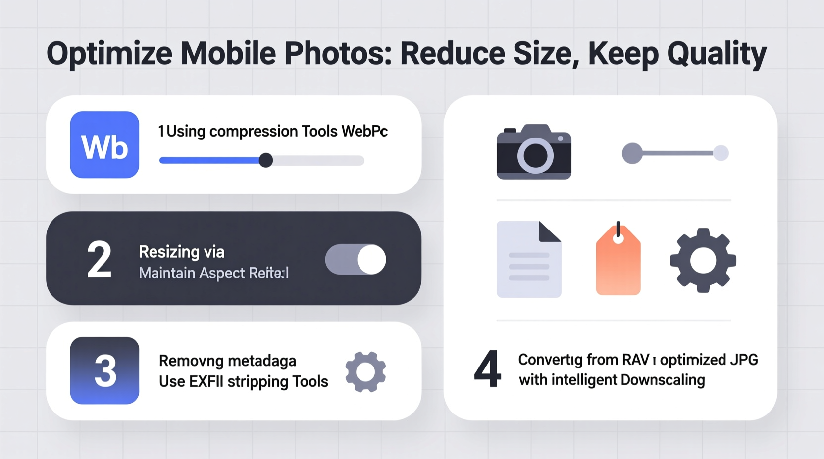 effective techniques to reduce mobile phone photo size without losing quality