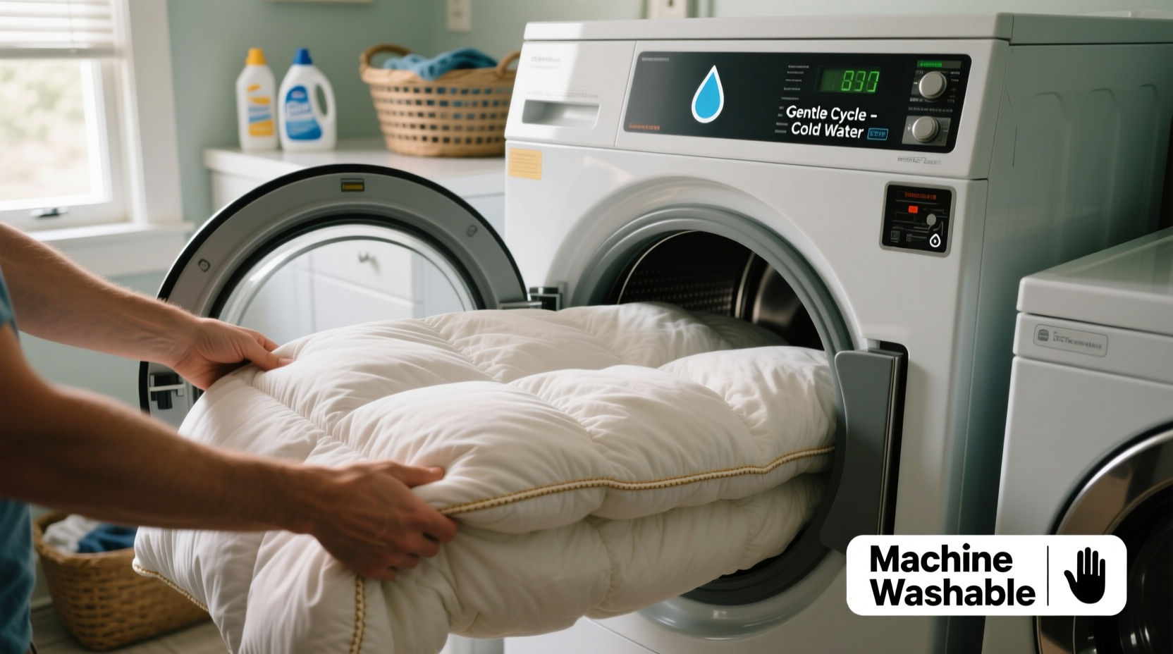 how to properly wash your comforter