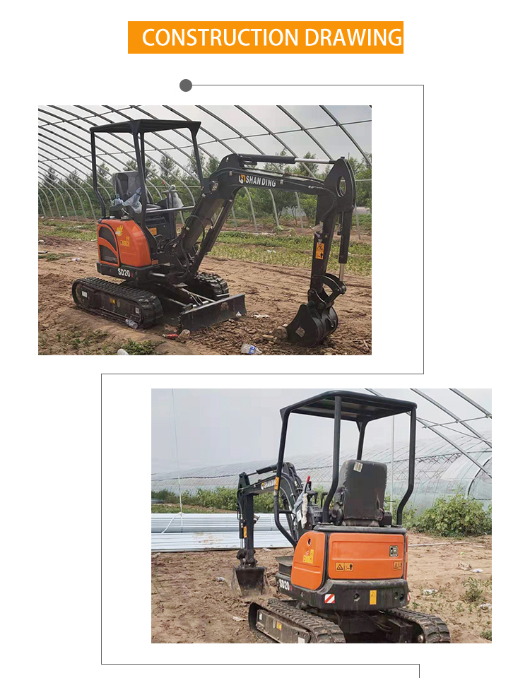 Hydraulic 0.8 2 ton 1 ton mini excavator with cheap prices for sale 1.8 ton digger with hammer auger for sale