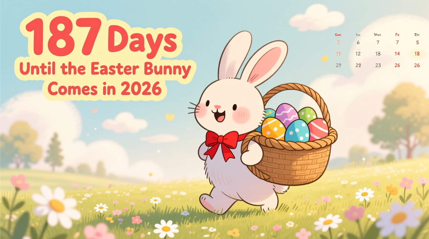 how many days until the easter bunny comes