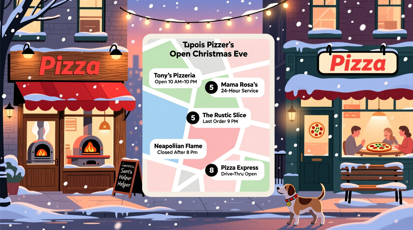 what pizza place is open on christmas eve