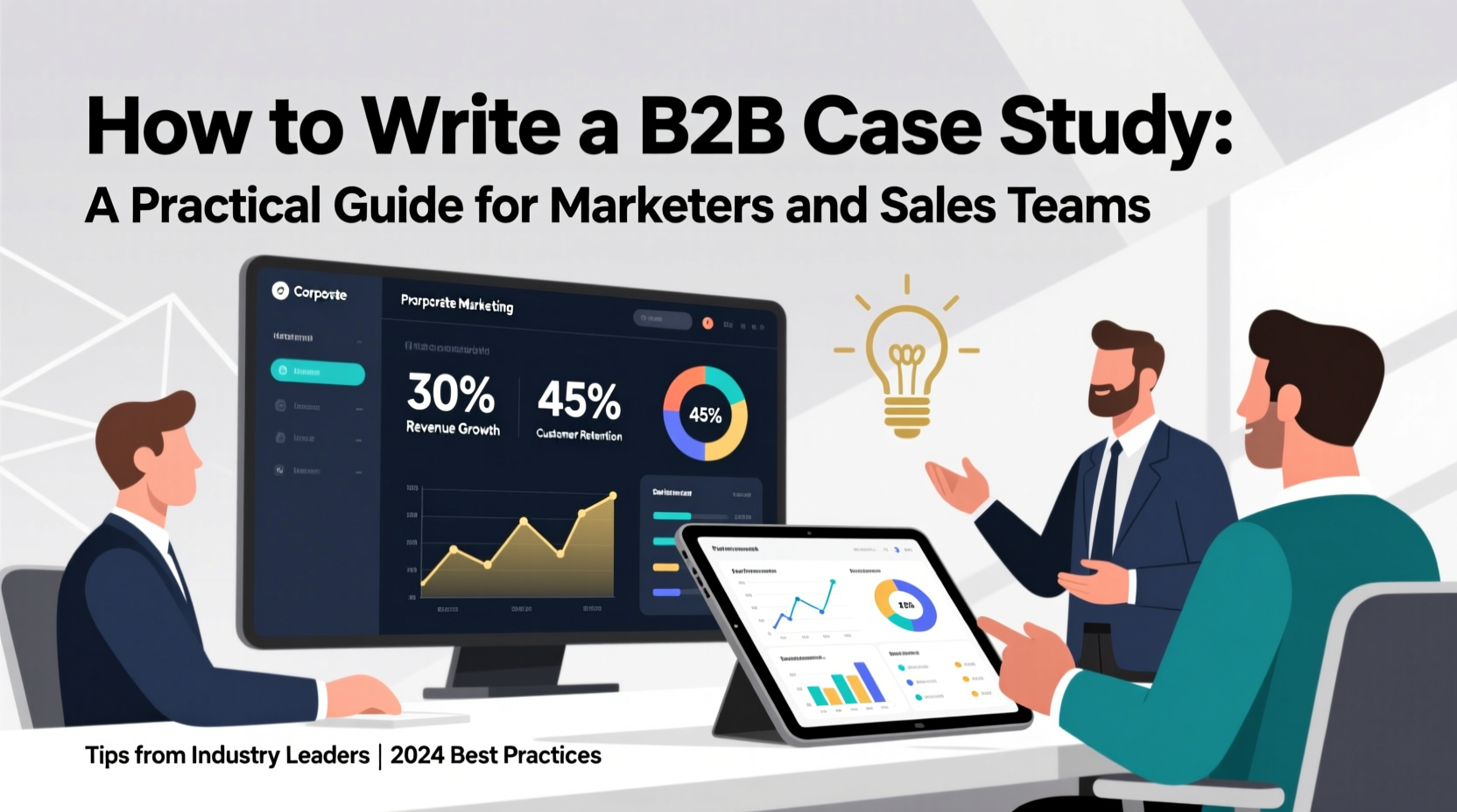 how to write a b2b case study