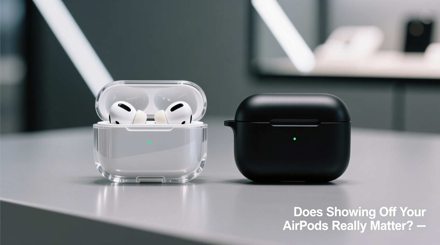 clear vs opaque airpods case does showing off your airpods really matter