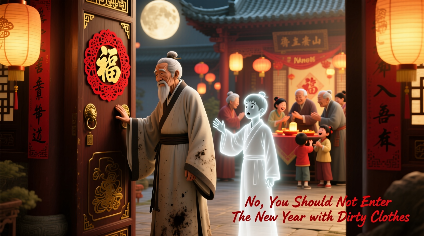 can you go into the new year with dirty clothes