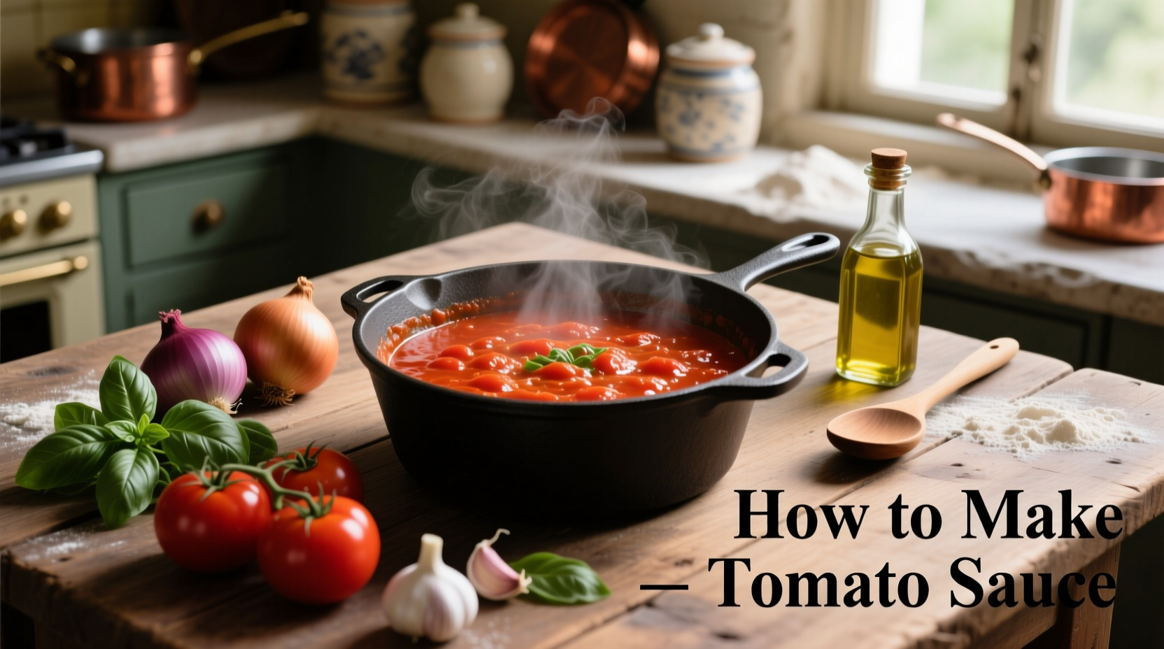Perfect Homemade Tomato Sauce Recipe in 30 Minutes