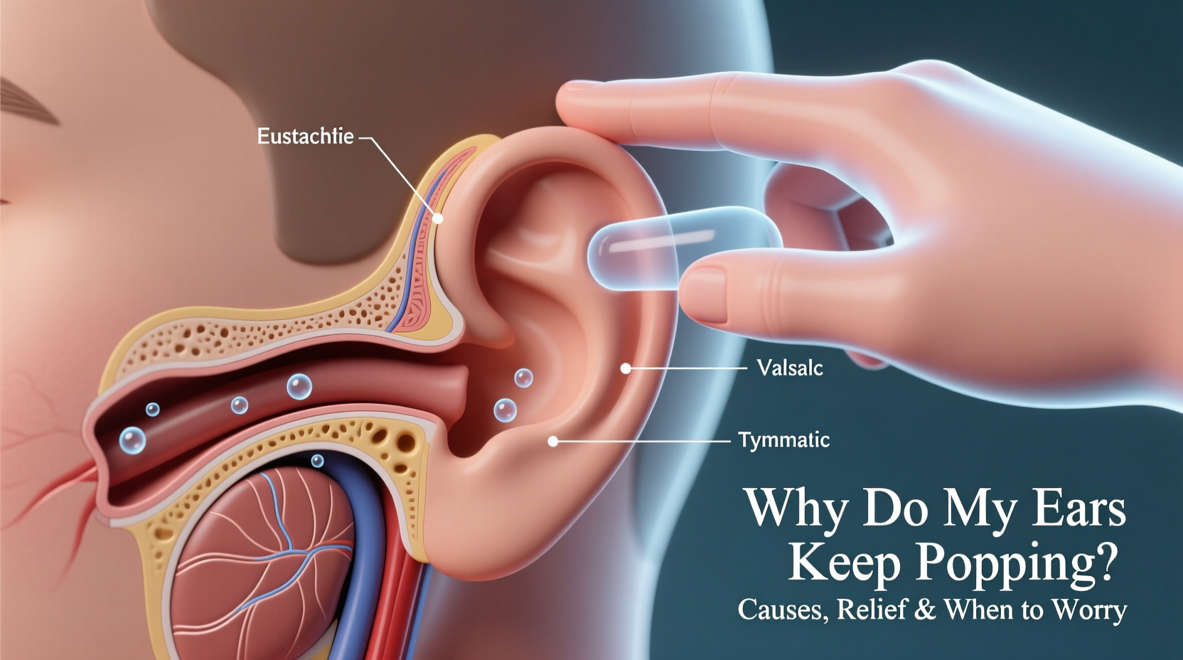 why do my ears keep popping causes relief when to worry