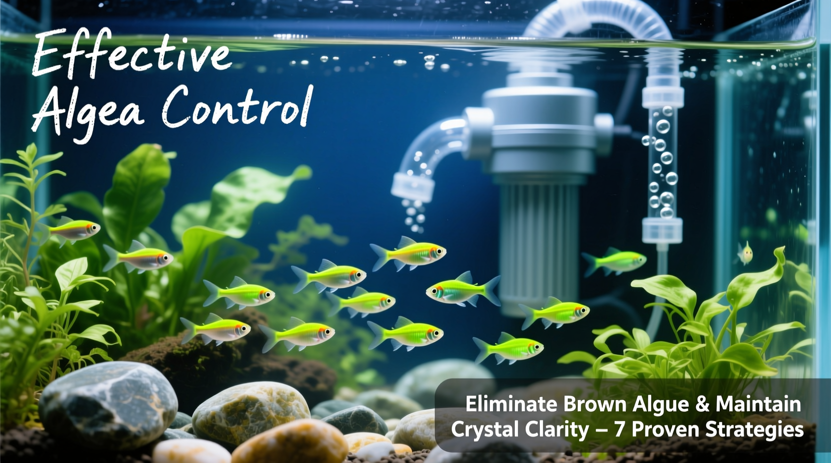 effective strategies to eliminate brown algae and keep your aquarium crystal clear