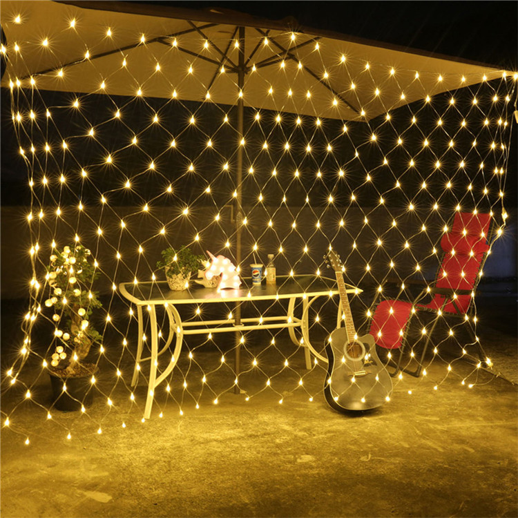 Outdoor/indoor decoration led string curtain fairy christmas net light