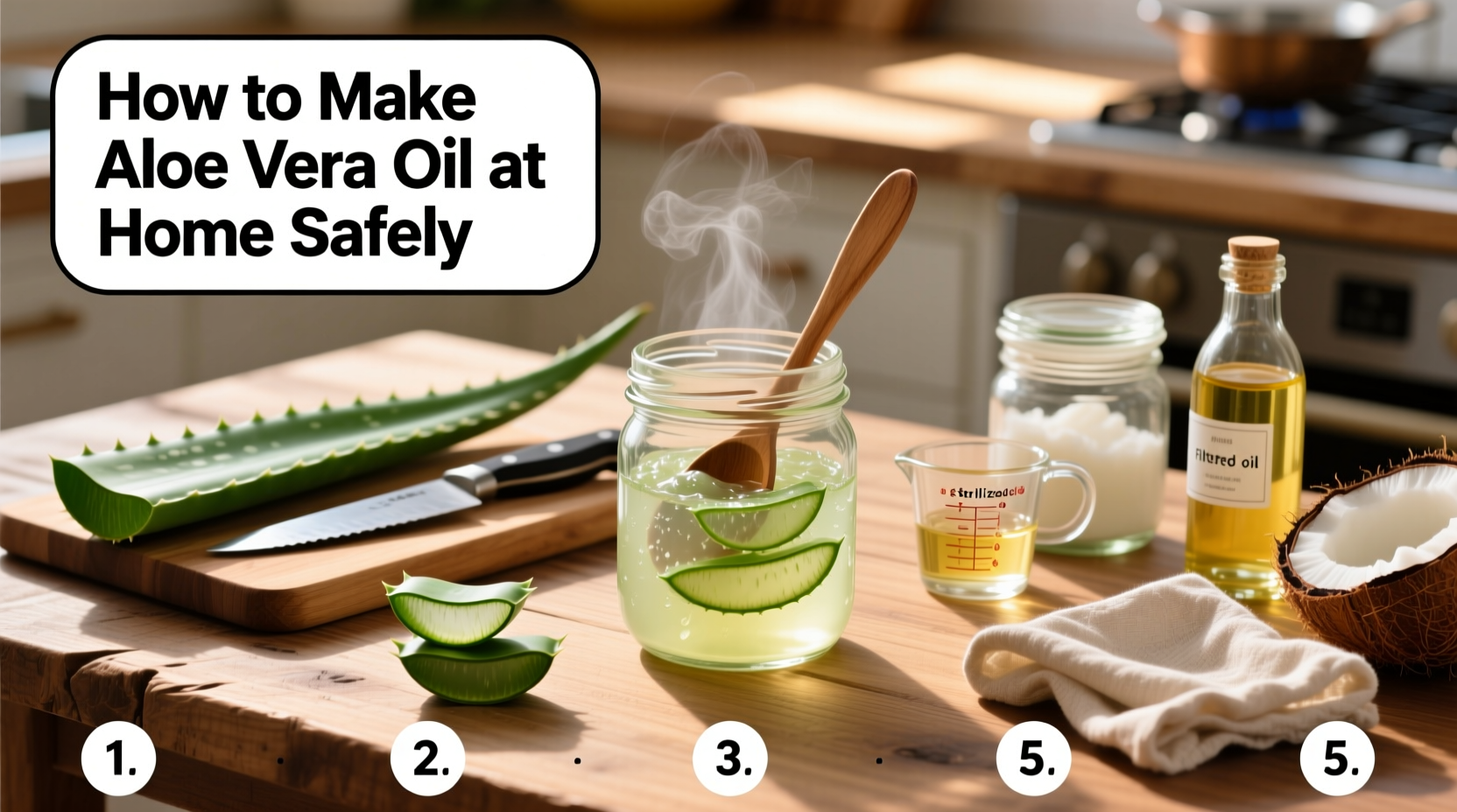 how do you make aloe vera oil