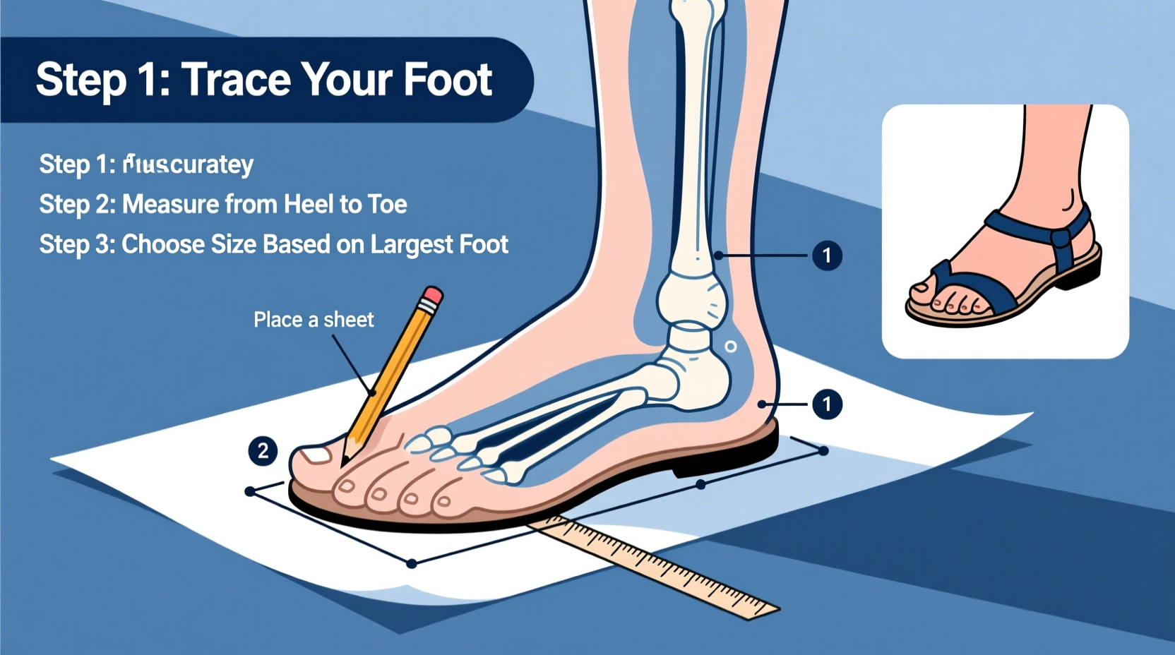 expert guide how to accurately measure your foot for womens plus size sandals
