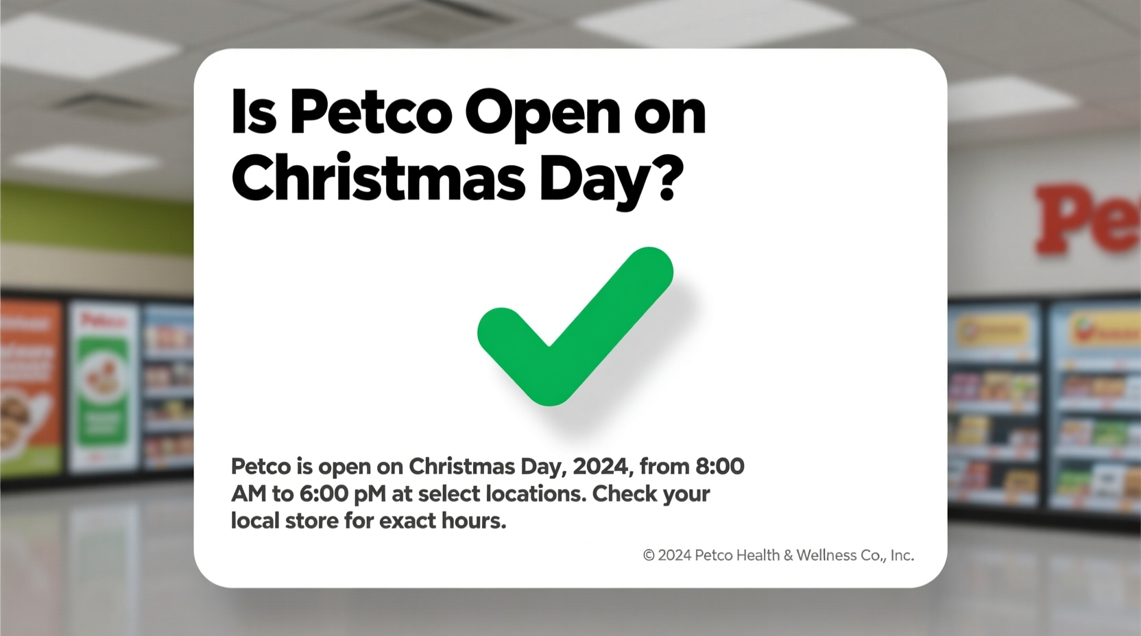 is petco open on christmas day