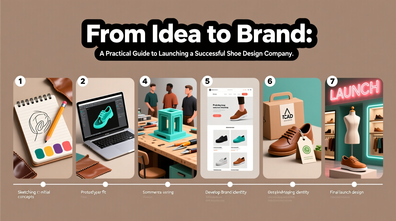 from idea to brand a practical guide on how to start a successful shoe design company