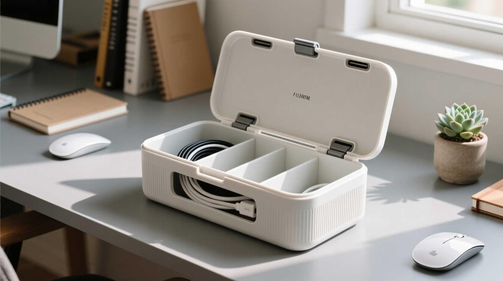 DIY Cable Management Container: Evidence-Based Desk Efficiency