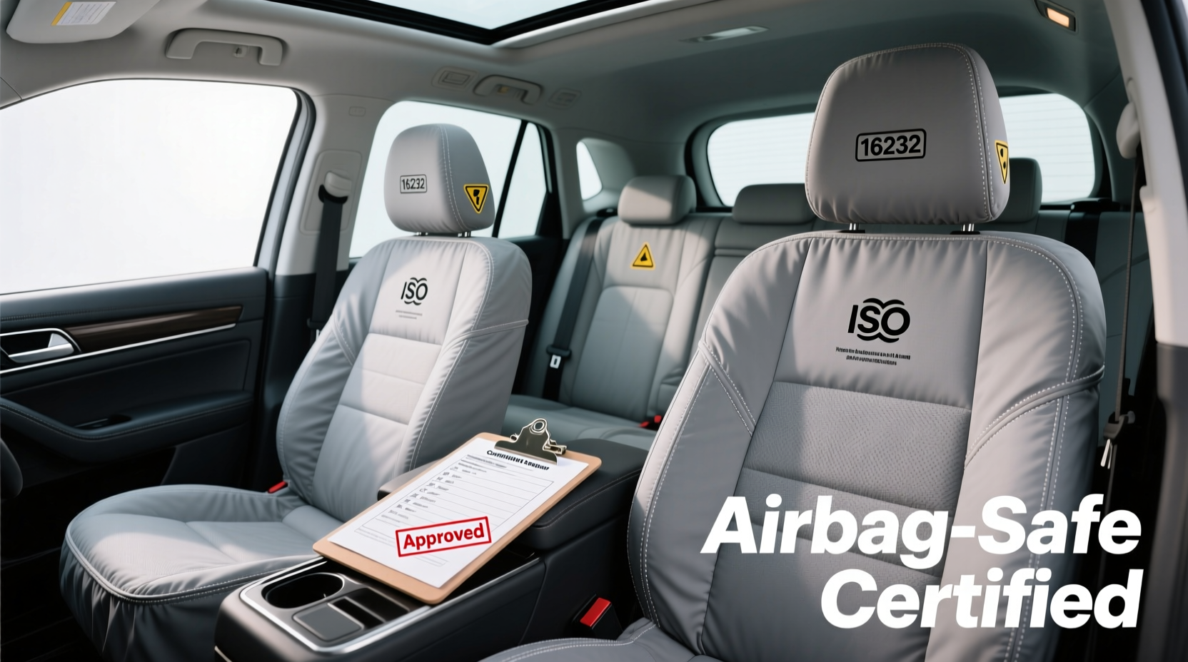 legality airbag safety 7 seater covers