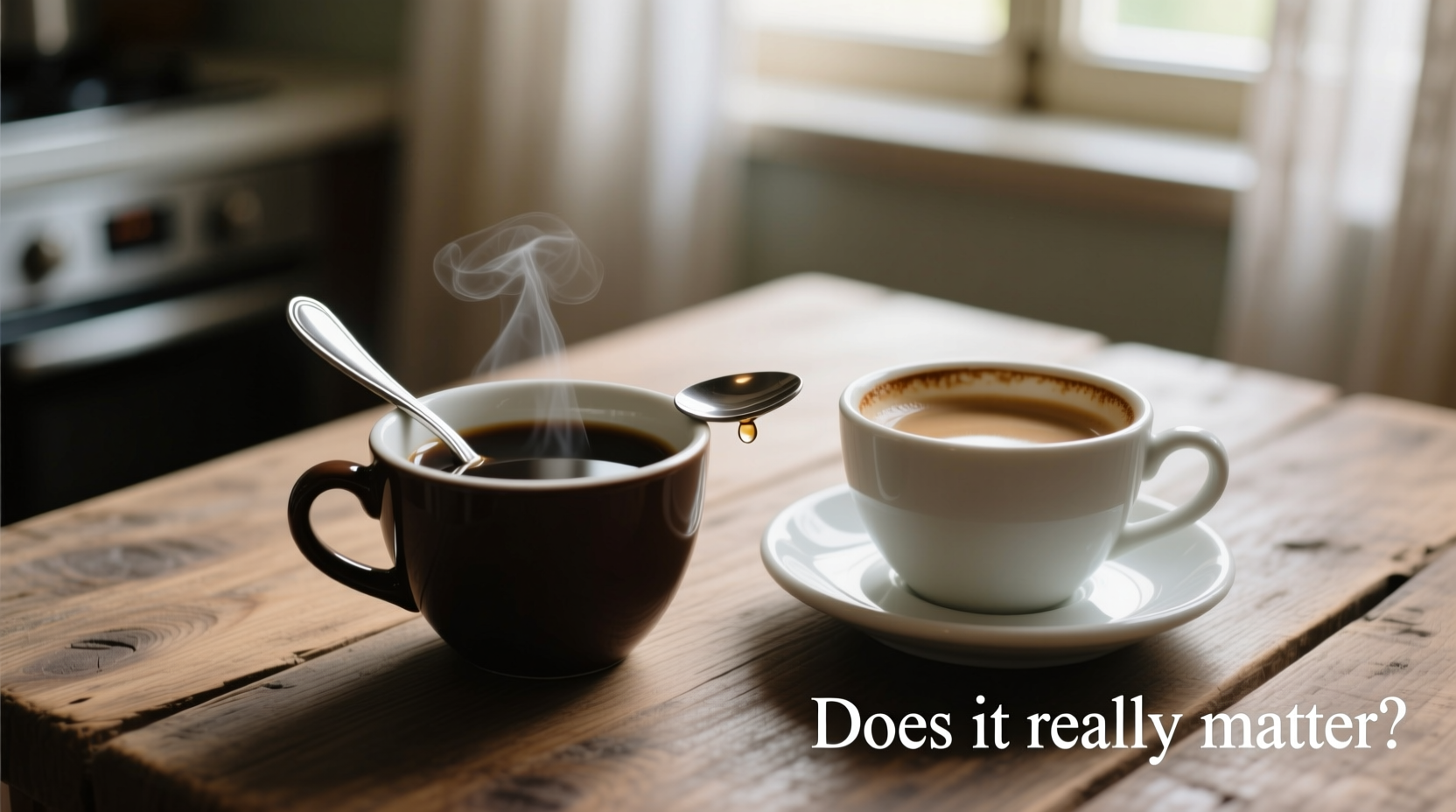 coffee with a spoon vs no spoon does it really matter