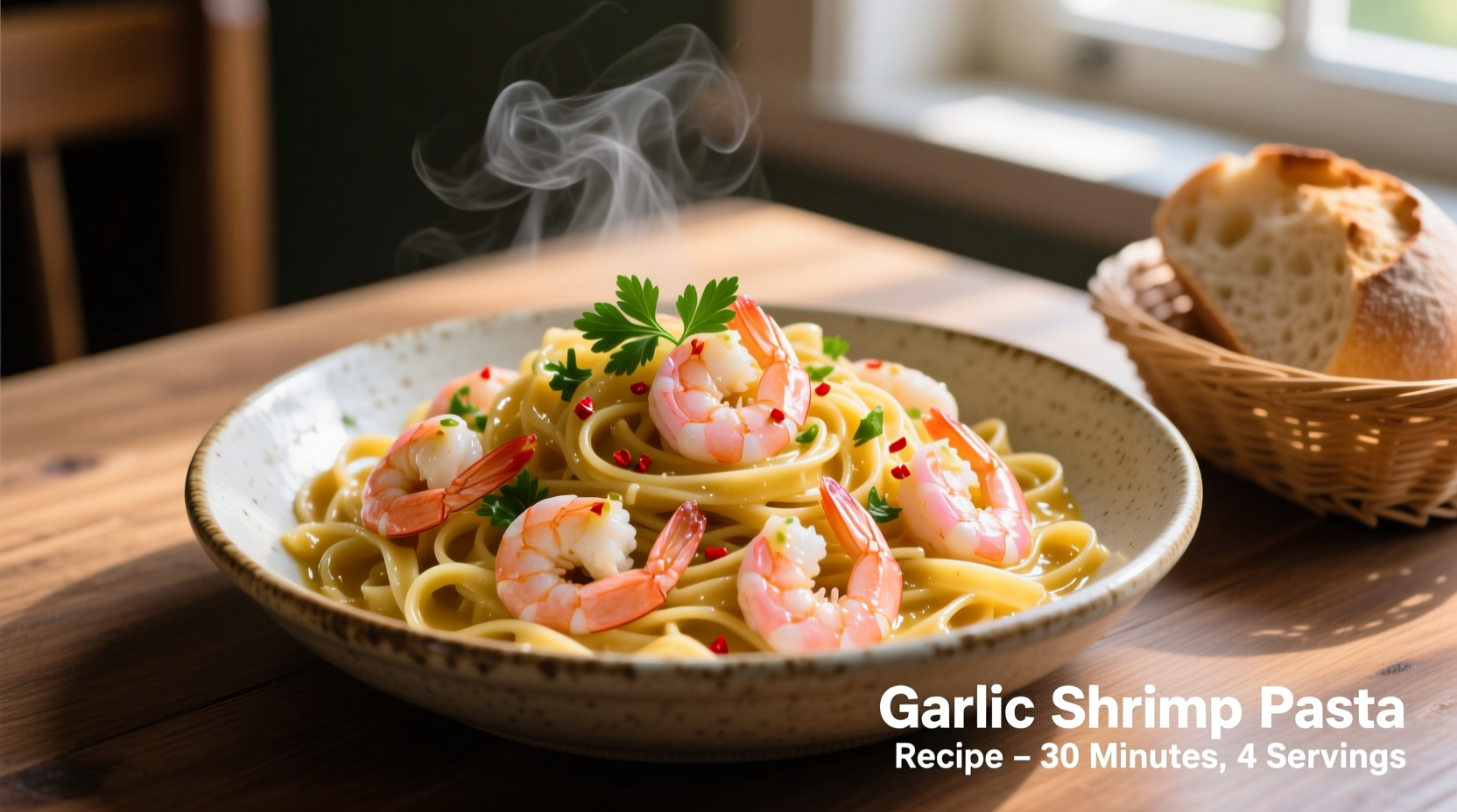 shrimp garlic pasta recipes