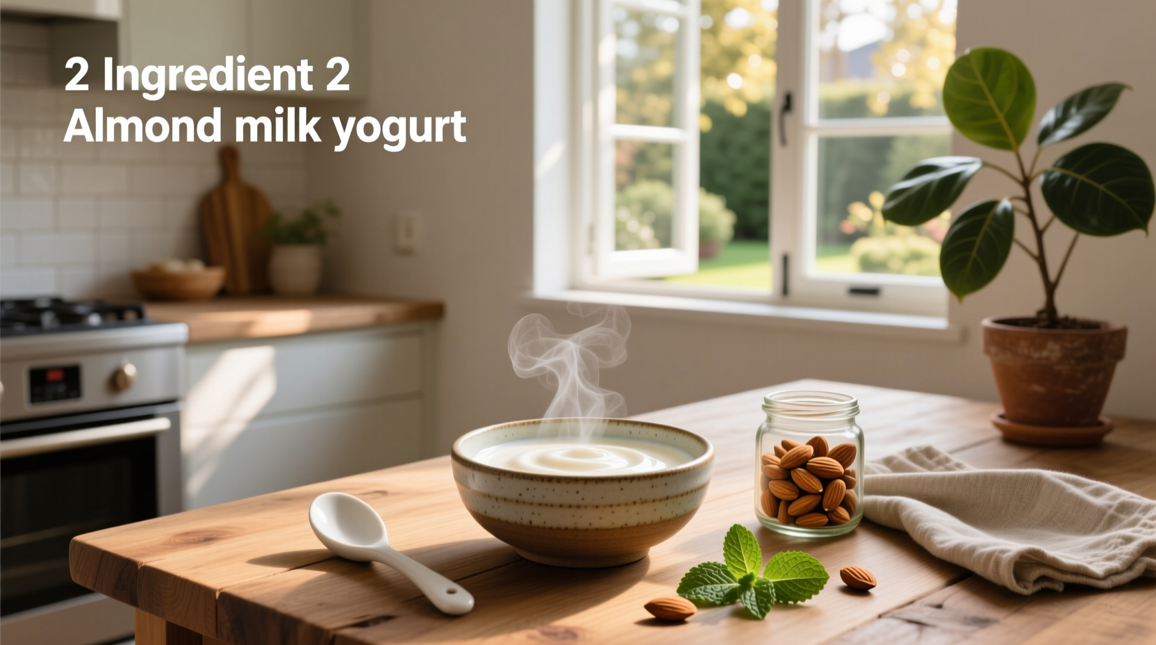 2 ingredient almond milk yogurt guide