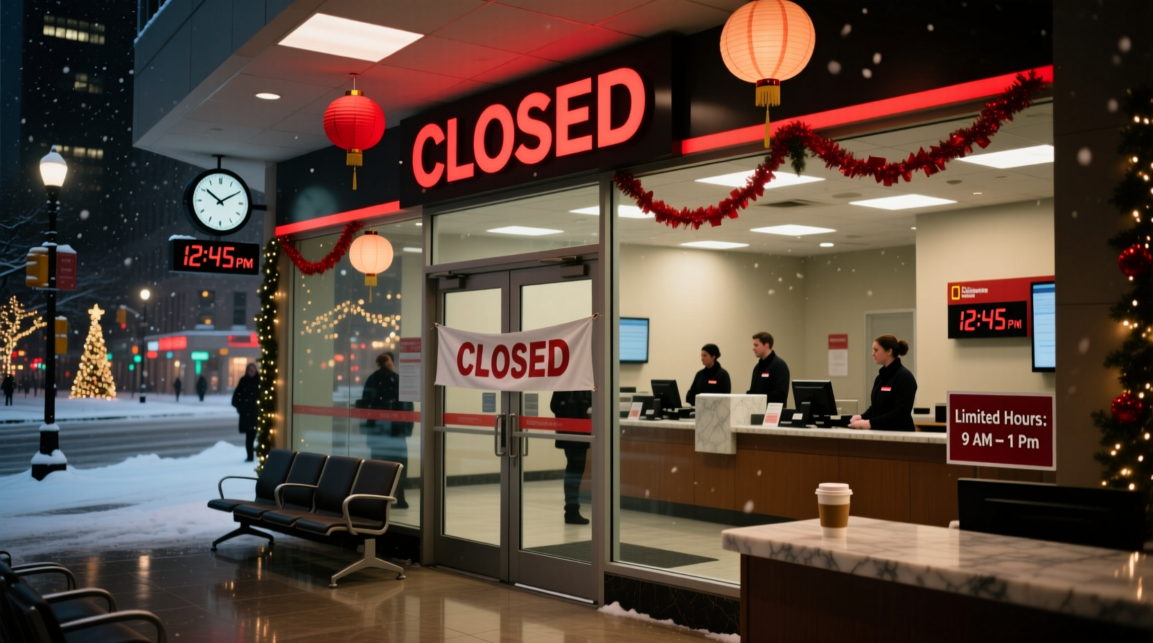 are banks open on new year eve