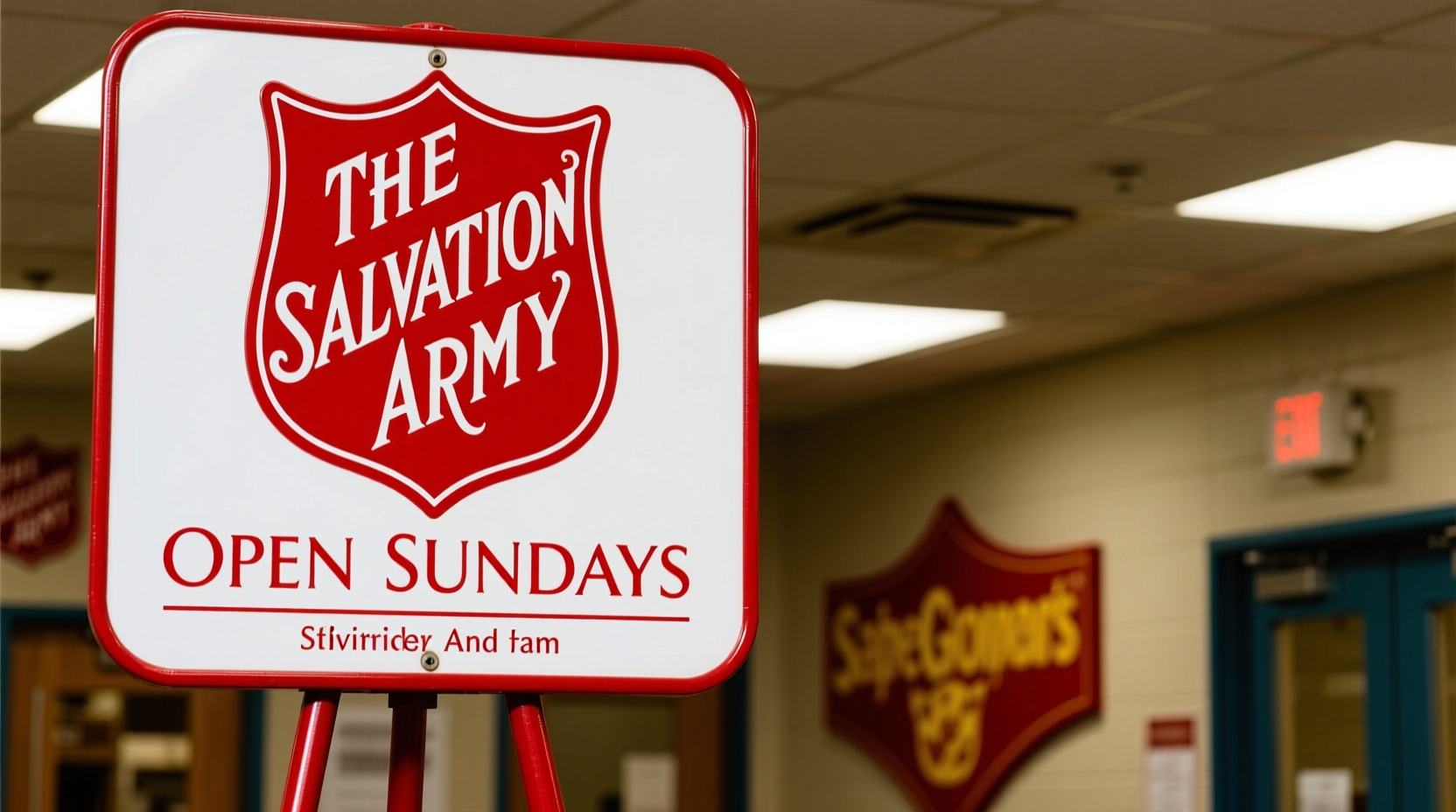 is the salvation army open on sundays