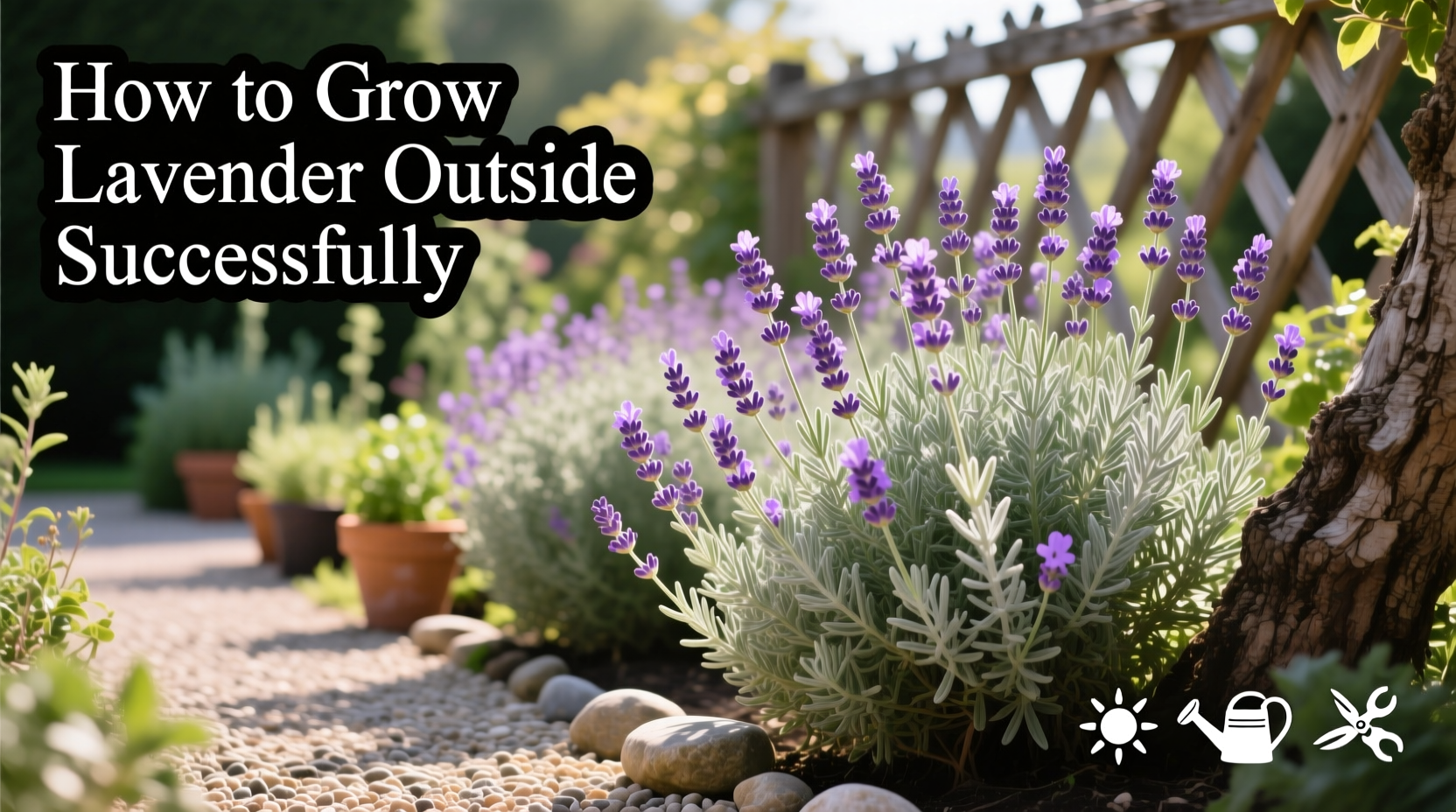 how to grow lavender outside