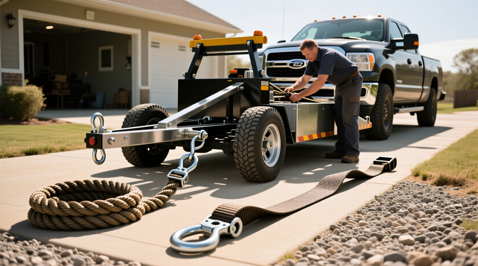 How to Choose Tow Dolly Wheel Straps, What Is Better, a Tow Strap or a Recovery Strap?