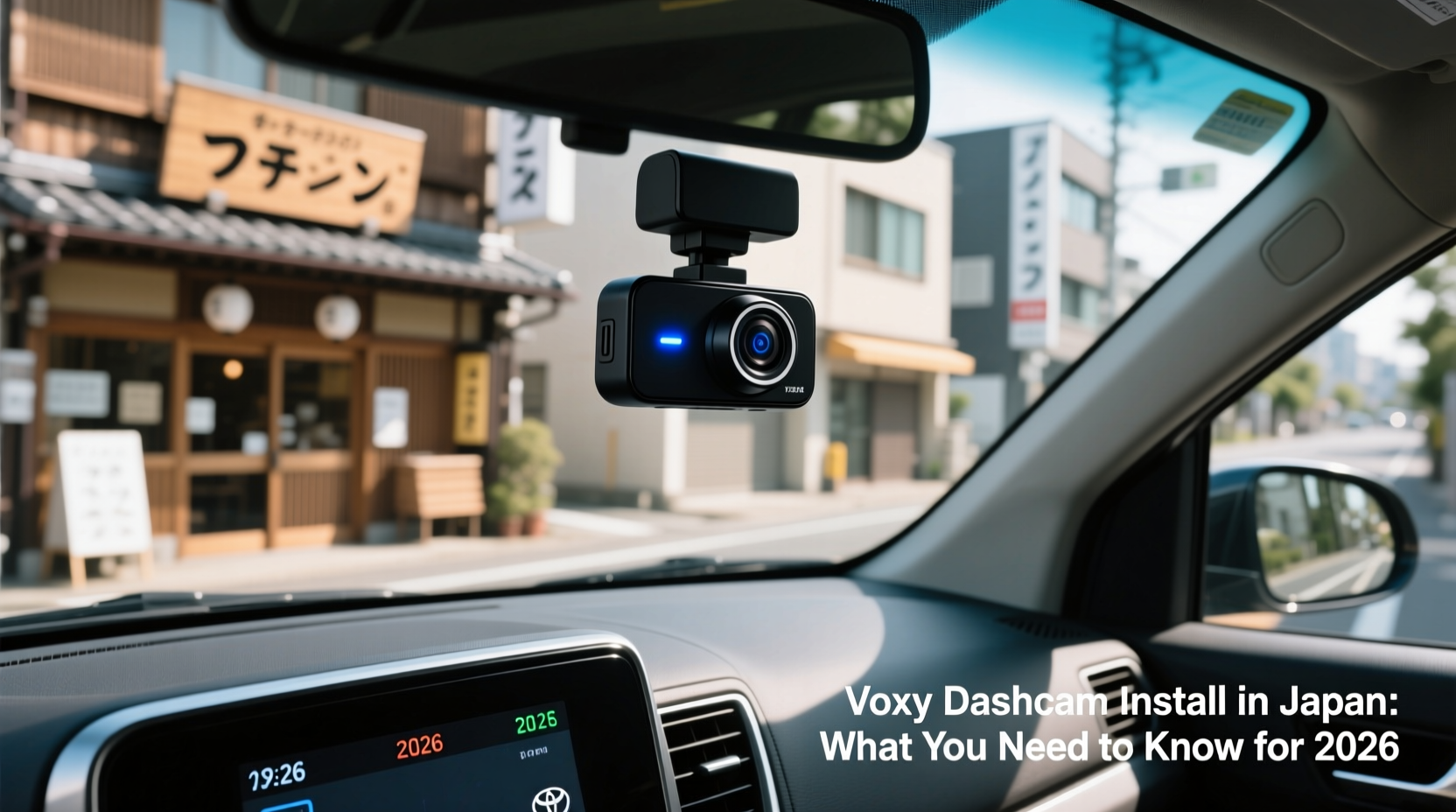 voxy dashcam install japan 2026