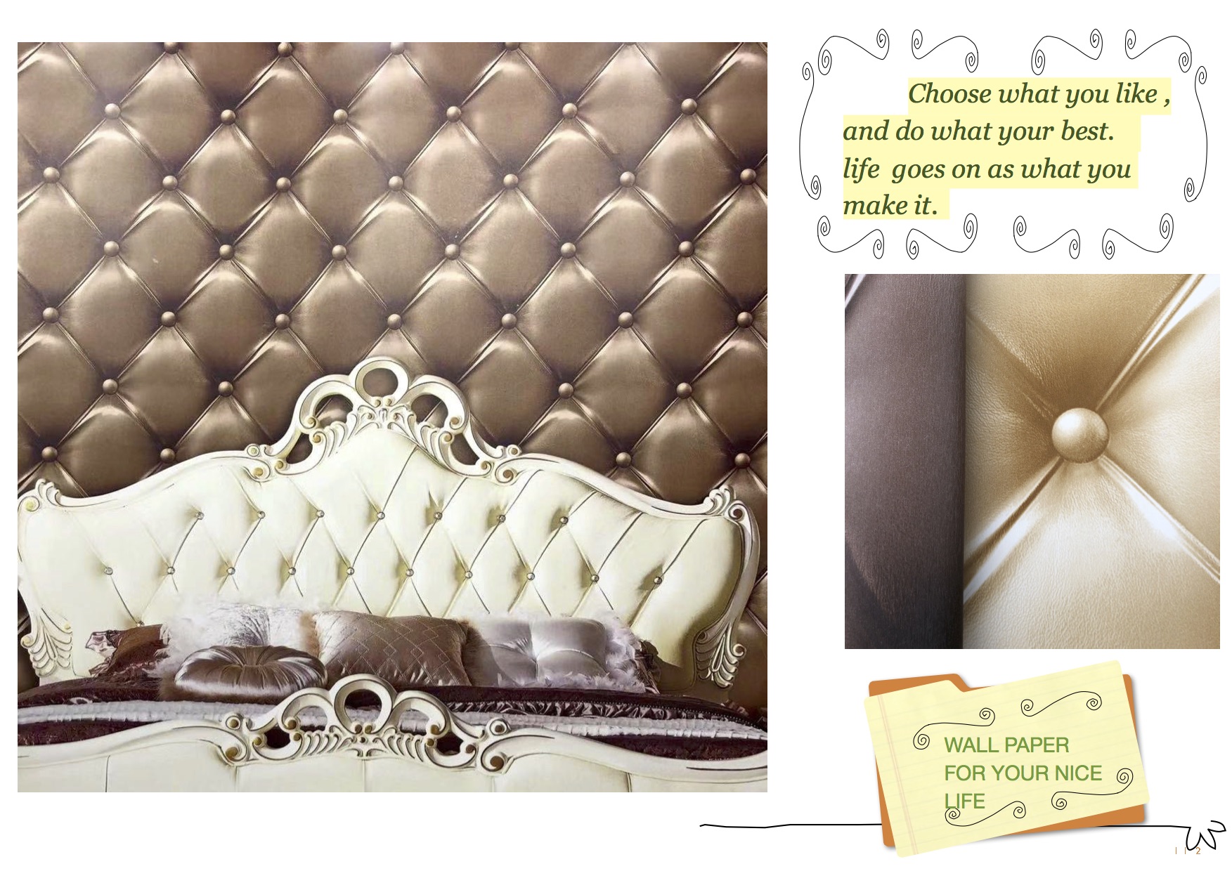 wall paper sofa style pvc coating printing entertainment W/R