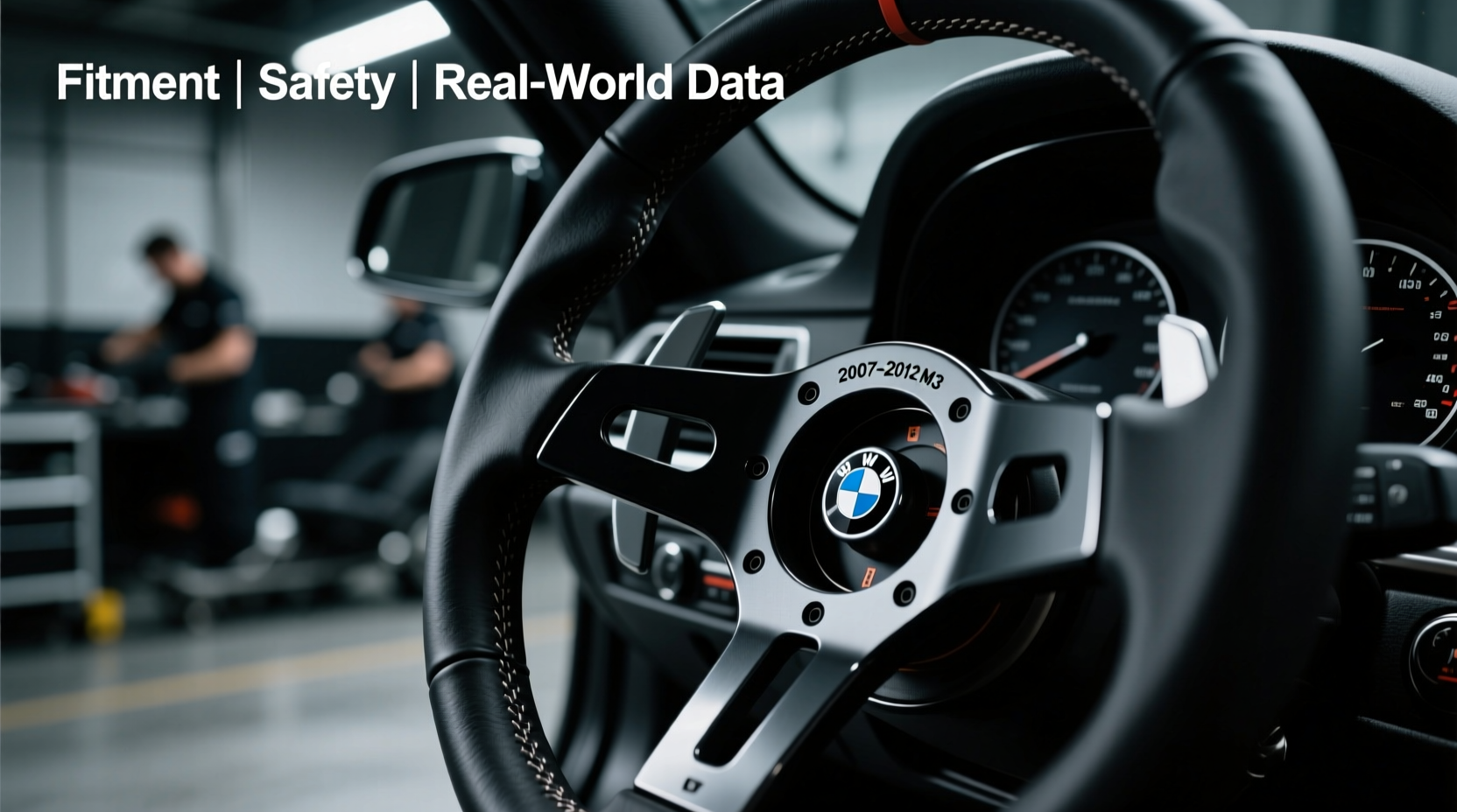 e92 track steering wheel guide