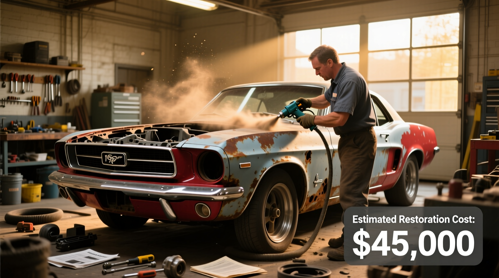 how much does it cost to restore a classic car