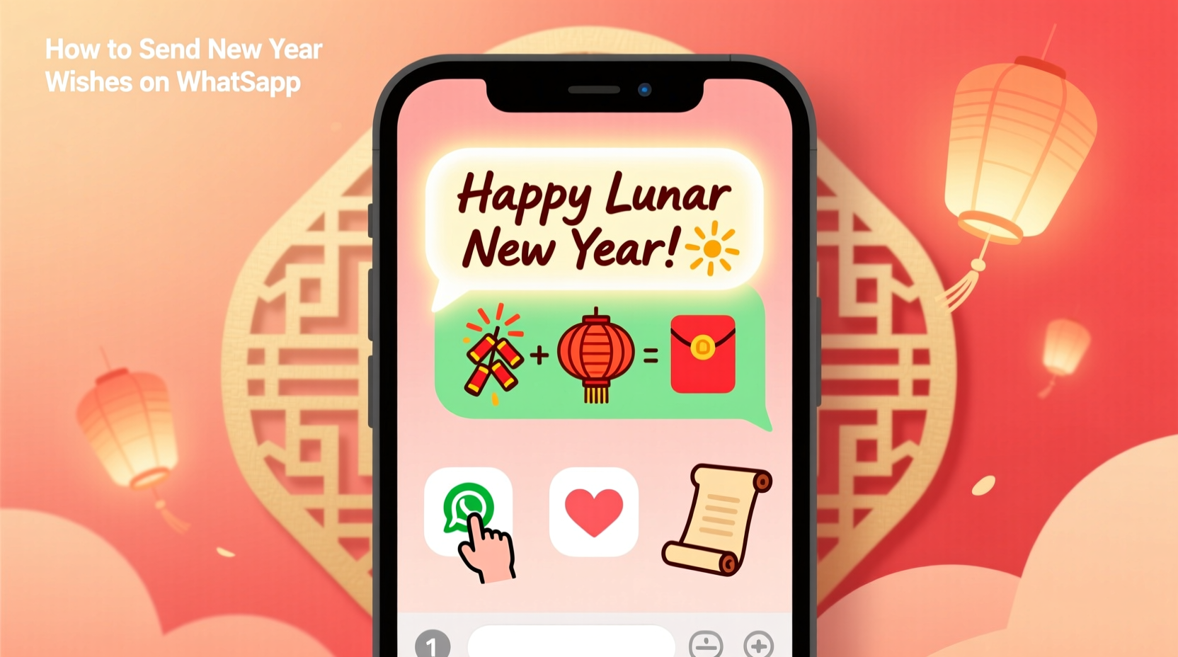 how to send new year wishes on whatsapp