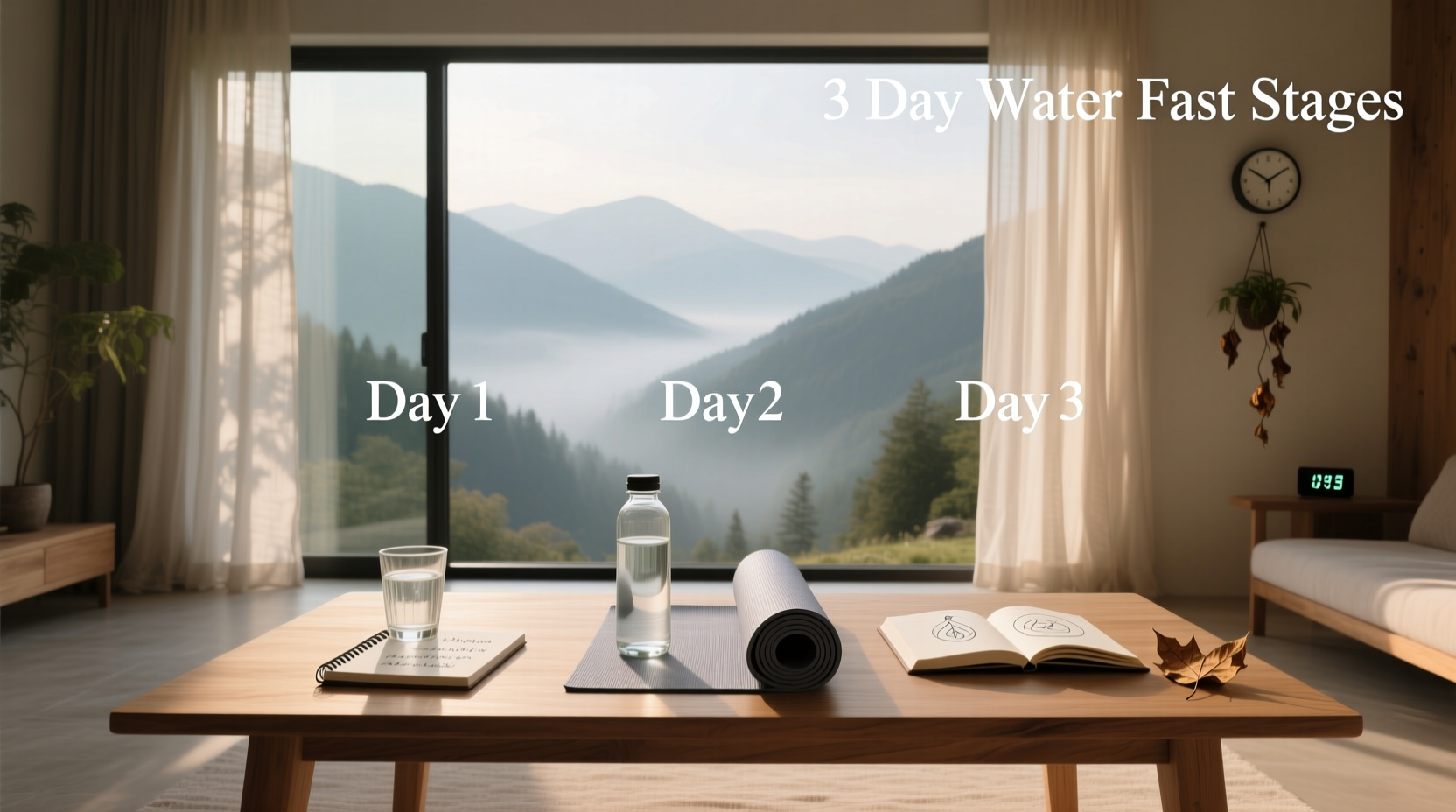 3 day water fast stages explained