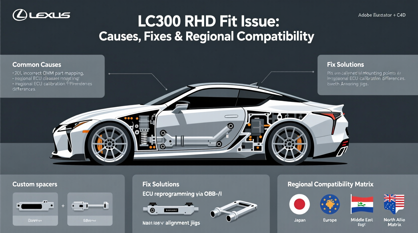 LC300 RHD Fit Issue: Causes, Fixes & Regional Compatibility