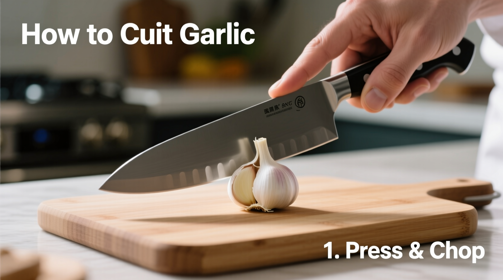 how do i cut garlic