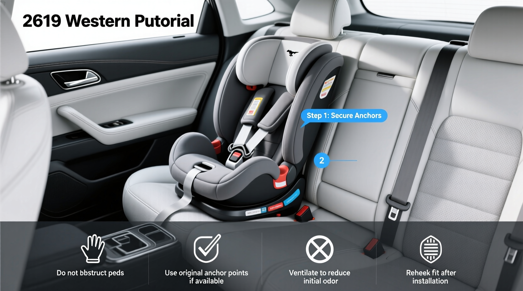 2018 mustang back seat child car seat