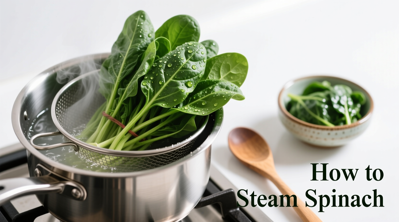 Perfect Steamed Spinach: Quick 3-Minute Method
