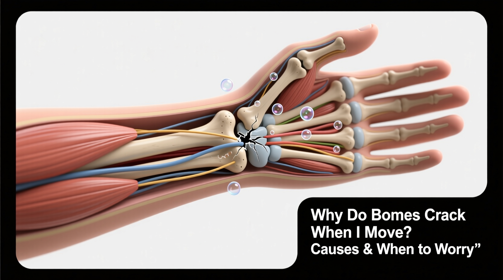 why do my bones crack when i move causes when to worry