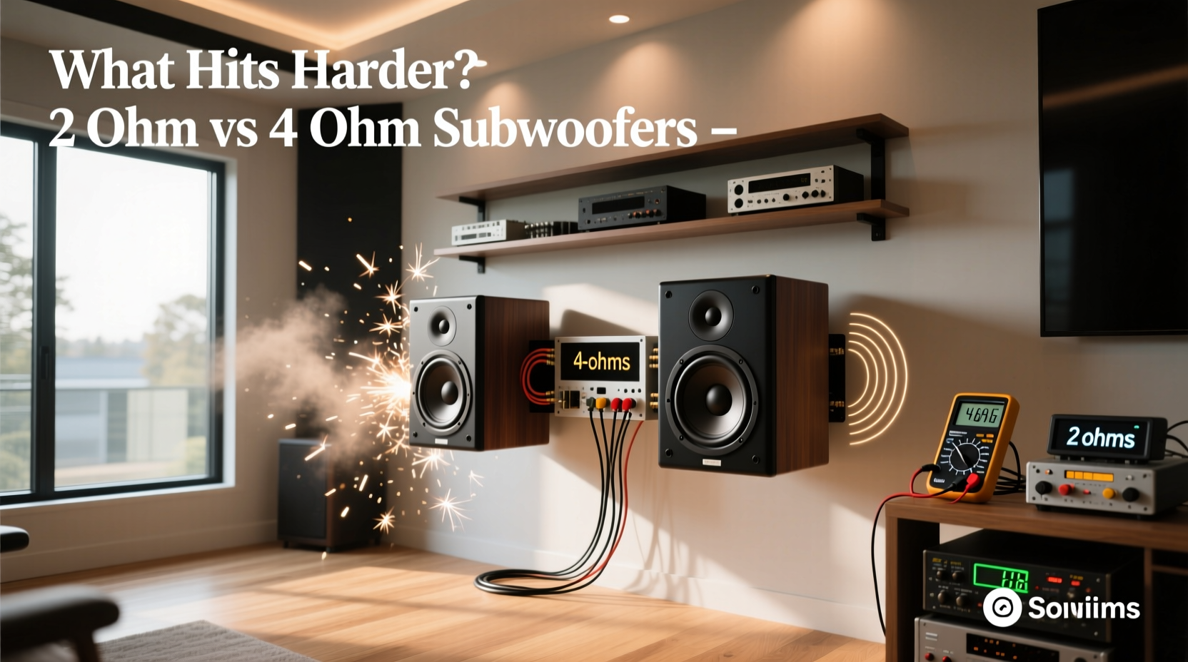 dual 4 ohm subwoofer wiring,What hits harder, 2 ohm or 4 ohm speakers?