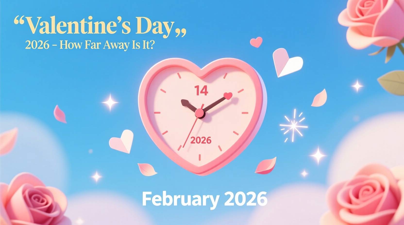 how far are we from valentines day