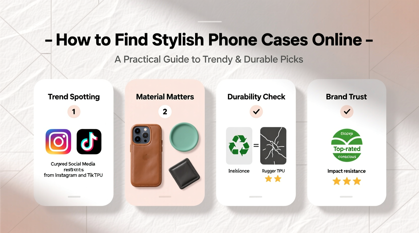 how to find stylish phone cases online a practical guide to trendy and durable picks