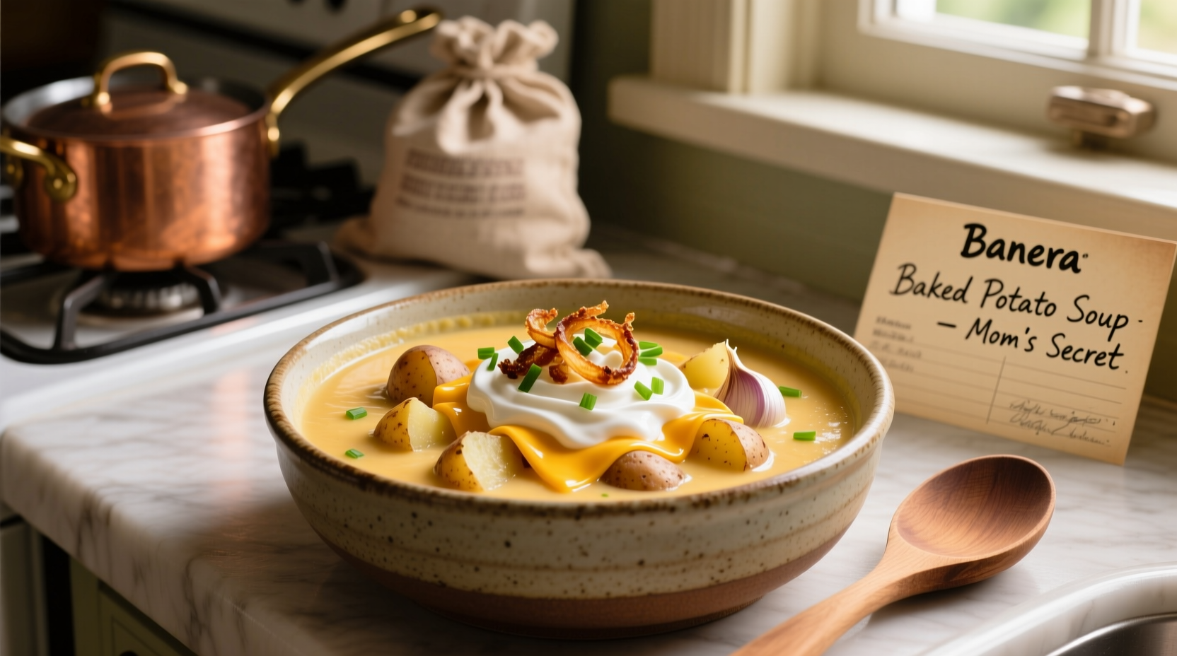 Authentic Panera Baked Potato Soup Recipe (Copycat)