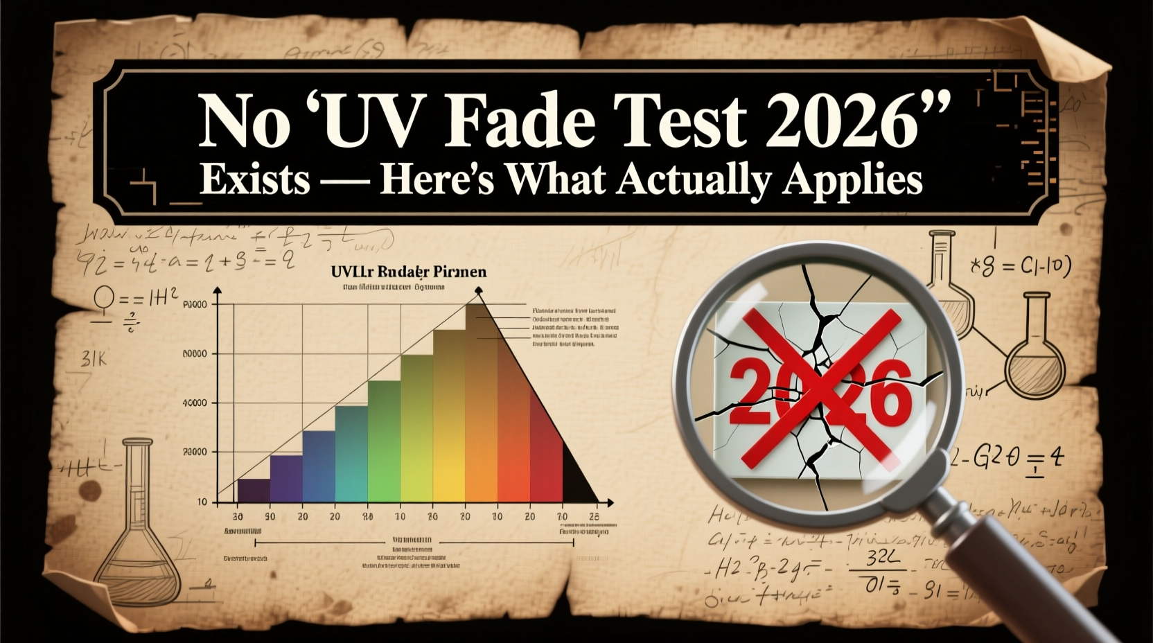 No 'UV Fade Test 2026' Exists — Here's What Actually Applies