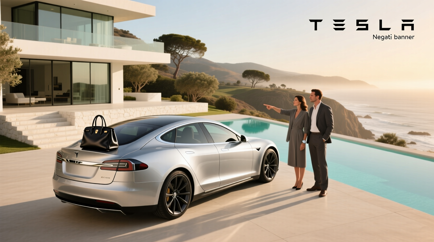 Tesla Model Y interior showing minimalist dashboard with central touchscreen and steering wheel
