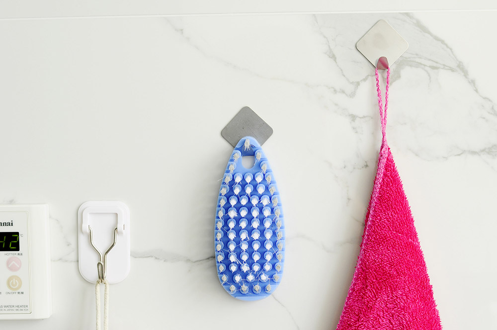 home kitchen & bathroom soft bendable flexible faucet cleaning scrub 2 in 1 cleaning floor brush