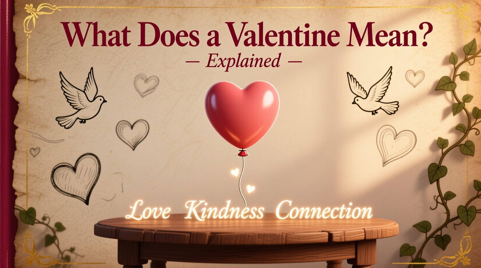 what does a valentine mean